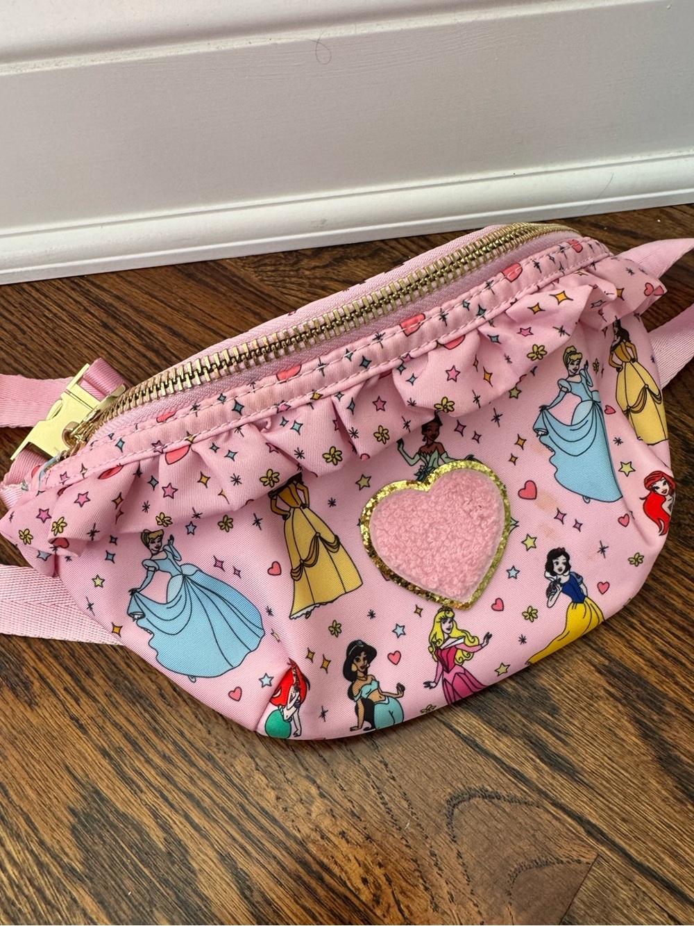 Stony Clover Lane Never Stop Dreaming Disney Princess Fanny pack pink